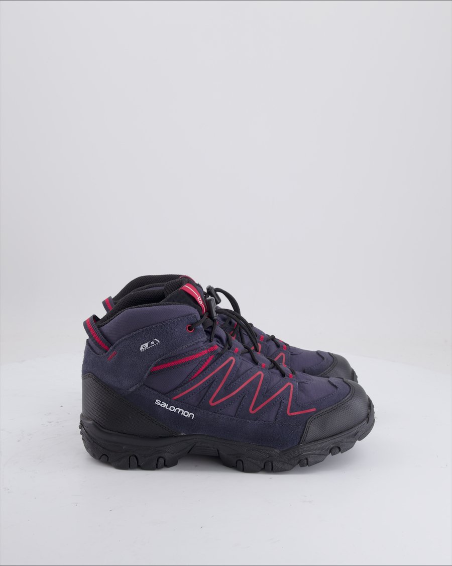 Salomon Ankle Boots Suede Blue Eu 38