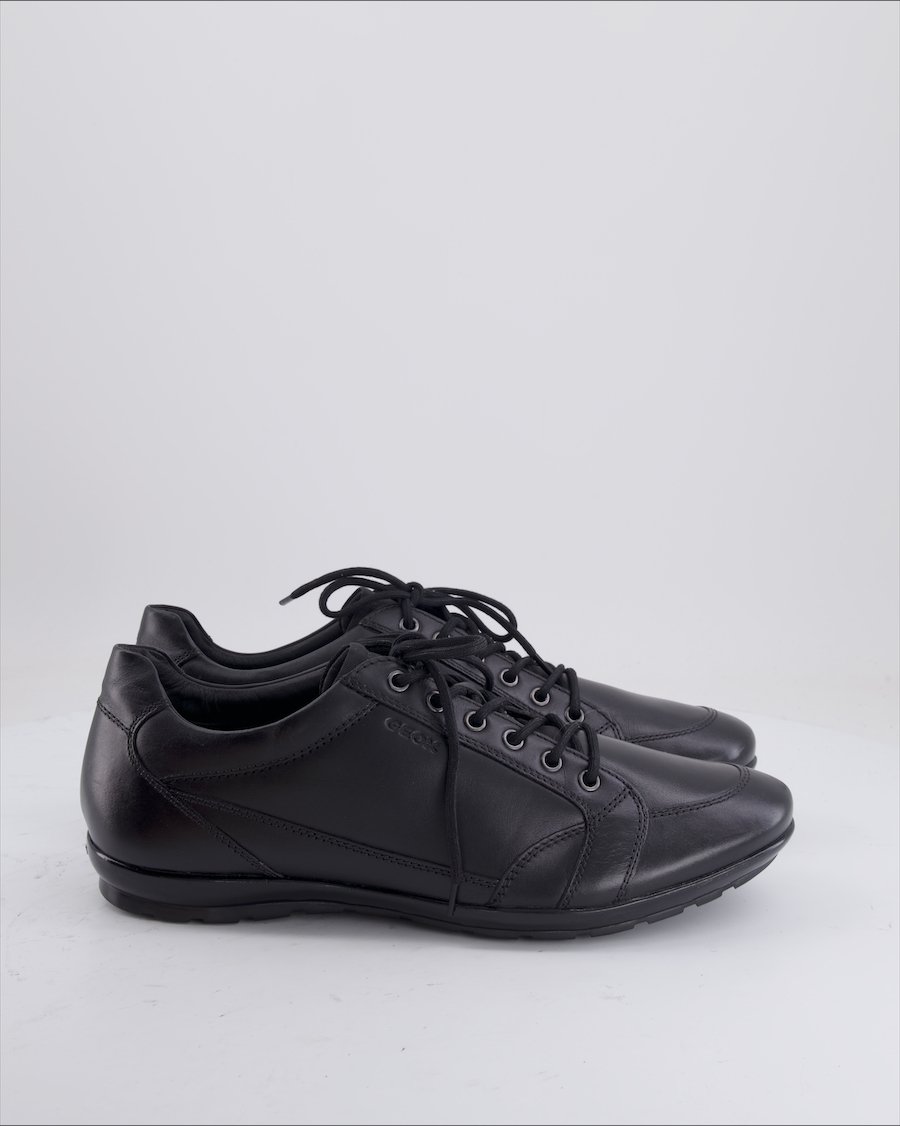 Geox Trainers Leather Black Eu 47