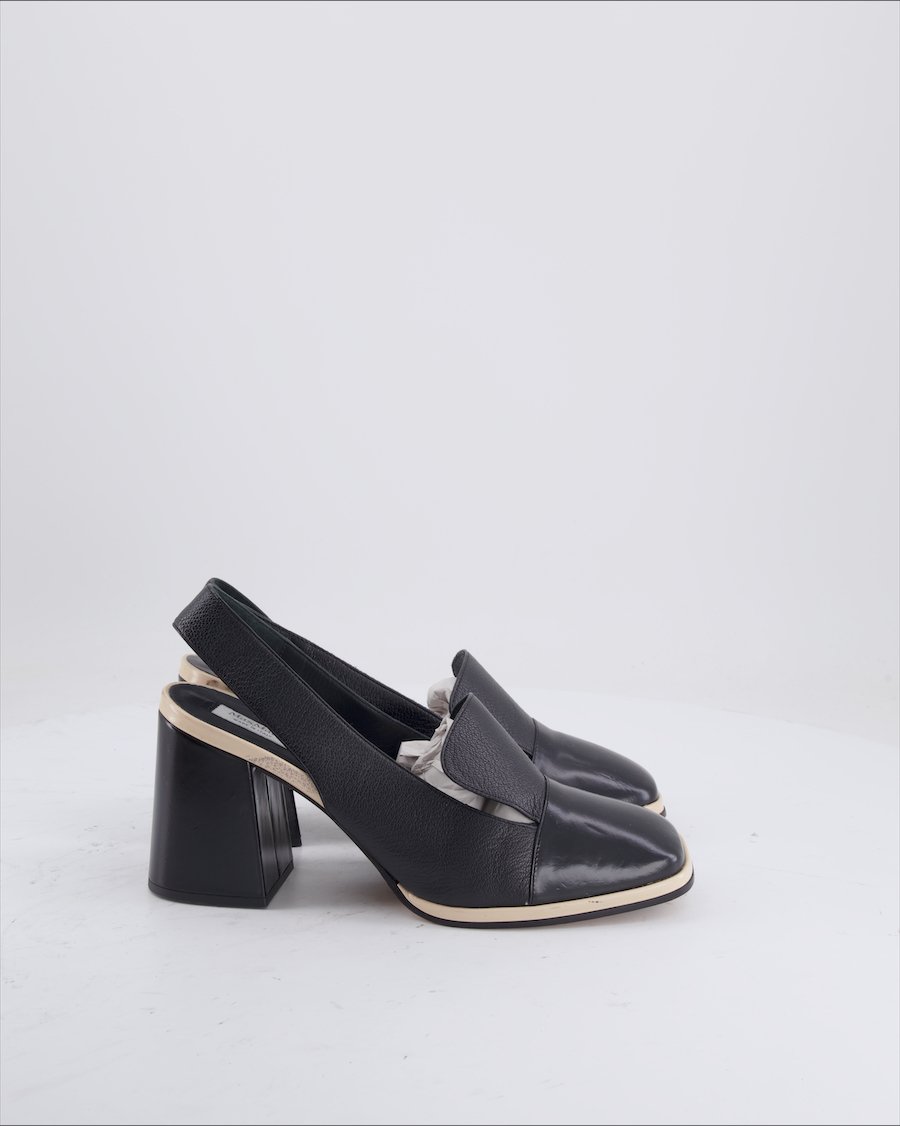 Max Mara Heels Leather Black Eu 39