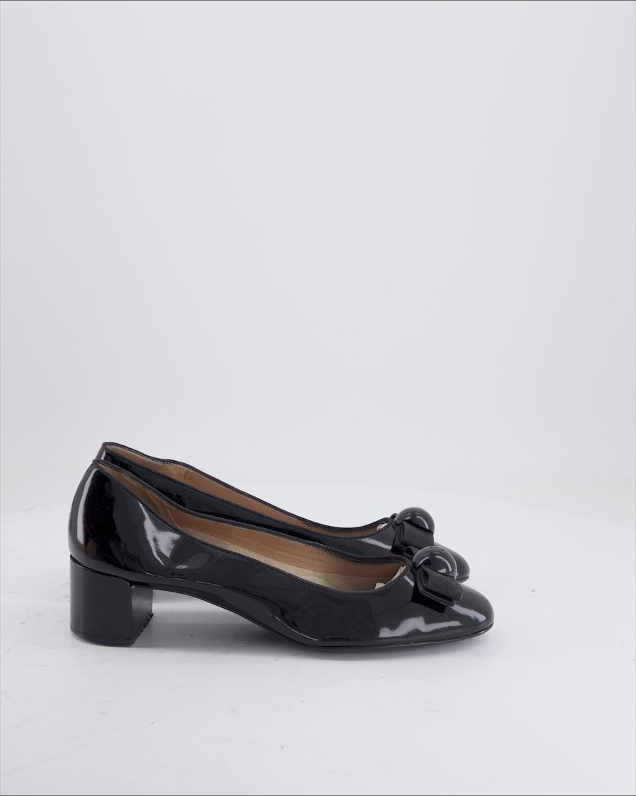 Salvatore Ferragamo Heels Leather Black  Eu 40
