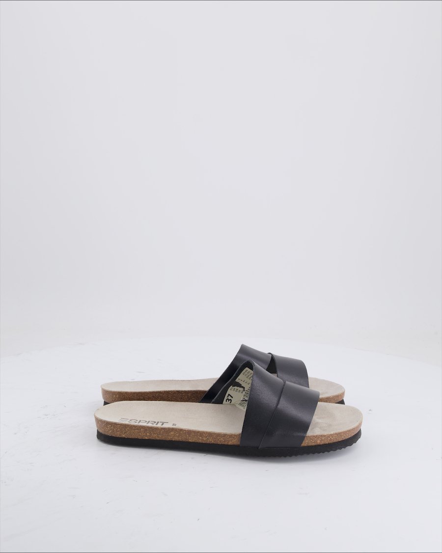 Esprit Sandals Leather Black Eu 37