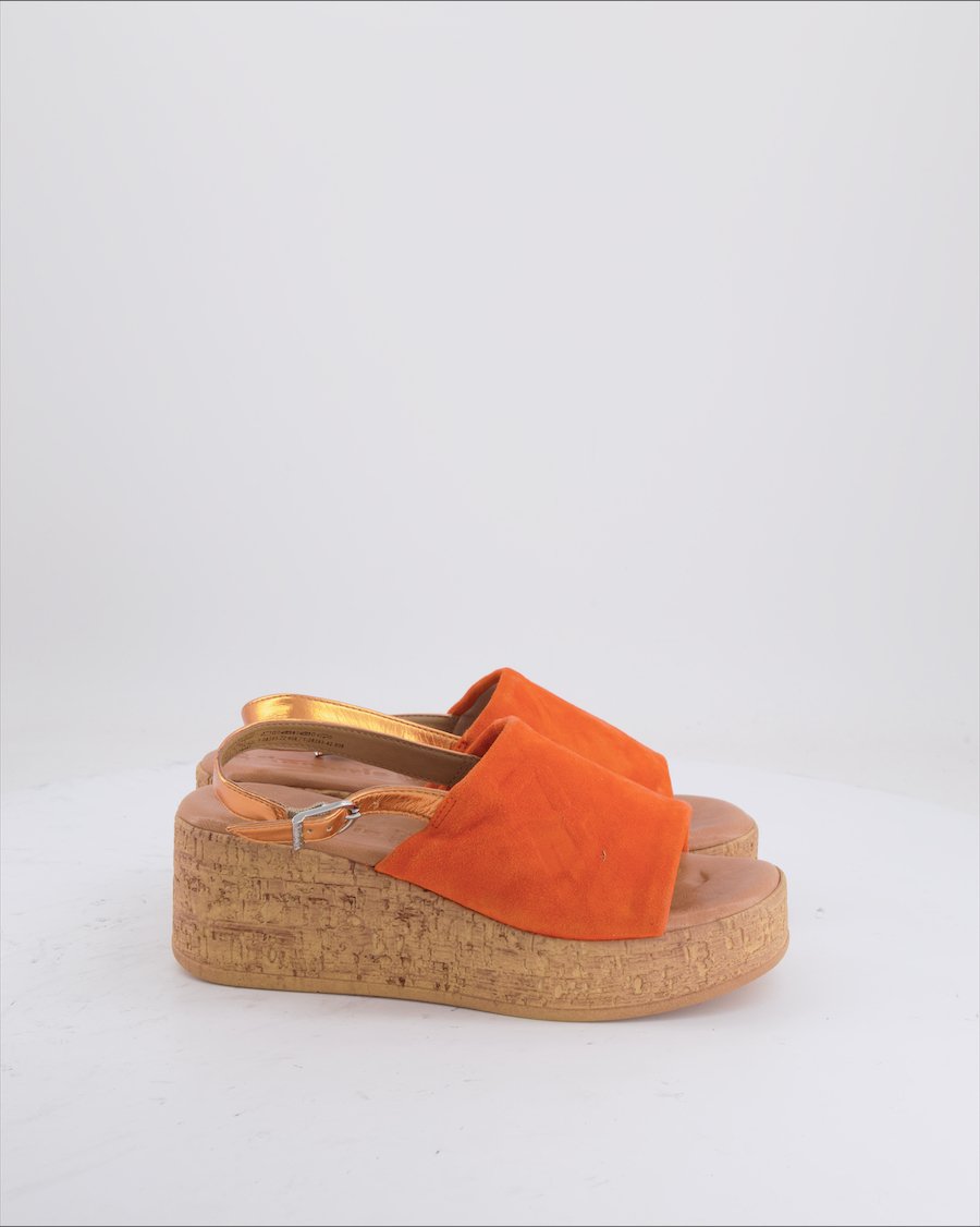 Tamaris Sandals Suede Orange Eu 39