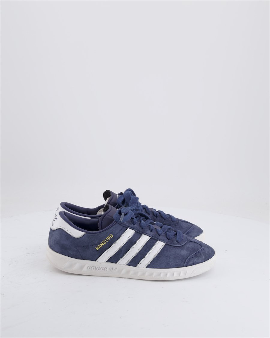 Adidas Hamburg Trainers Cloth Blue EU 37.5