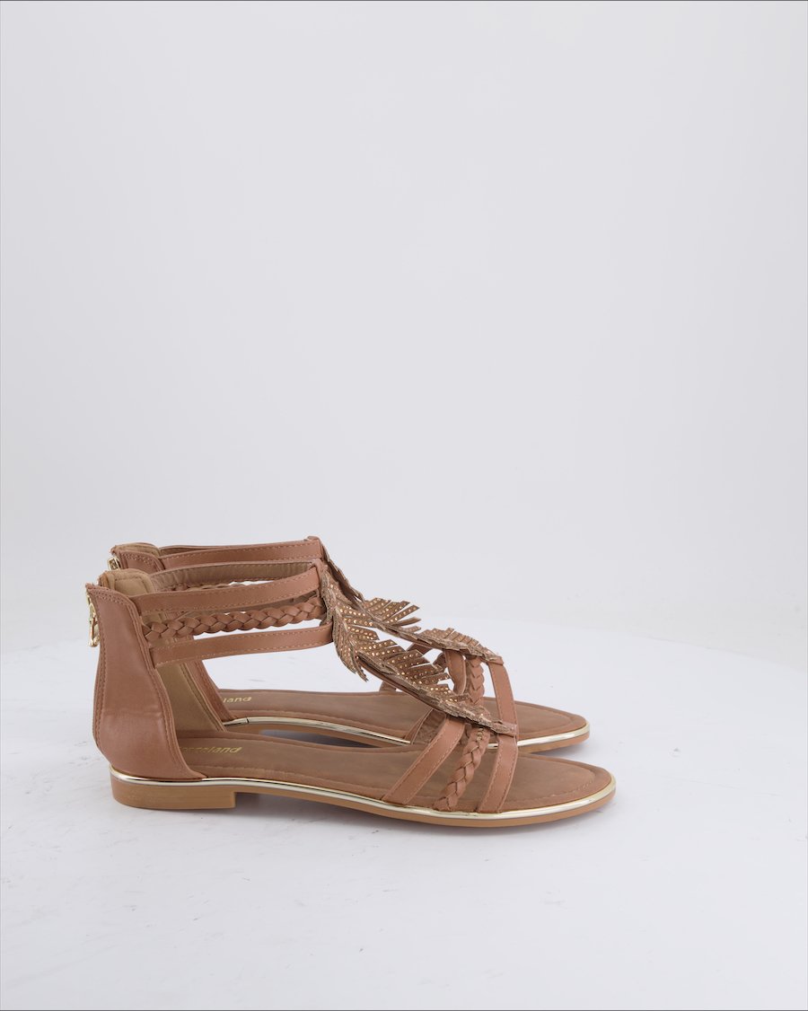 Graceland Sandals Polyurethane Brown Eu 39