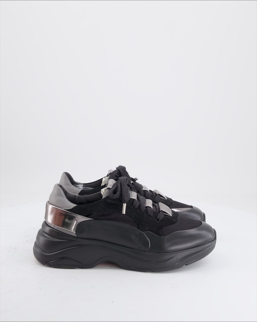Santoni Trainers Leather Black EU 38.5