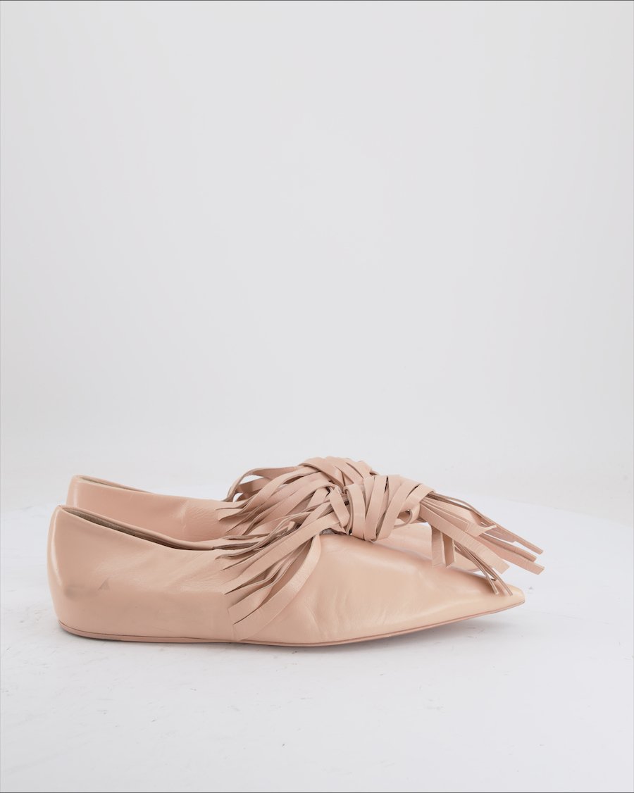 Jil Sander Flats Leather Dusty Rose Eu 41