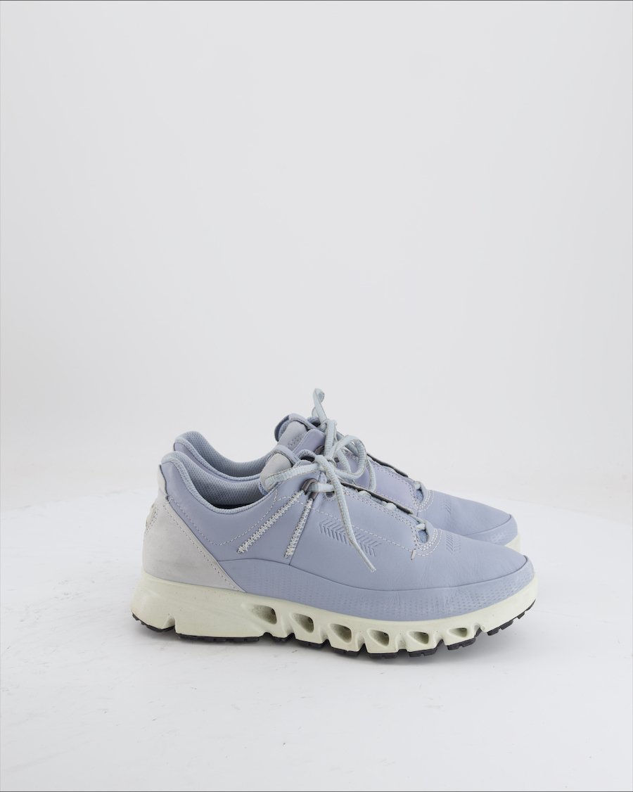 Ecco Trainers Leather Pastel Blue Eu 37