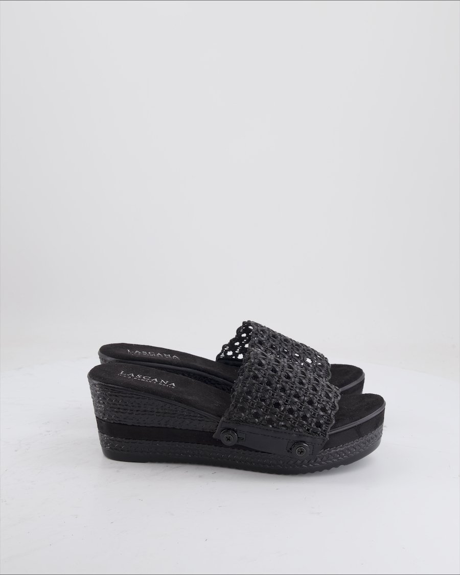 Lascana Sandals Leather Black EU 40