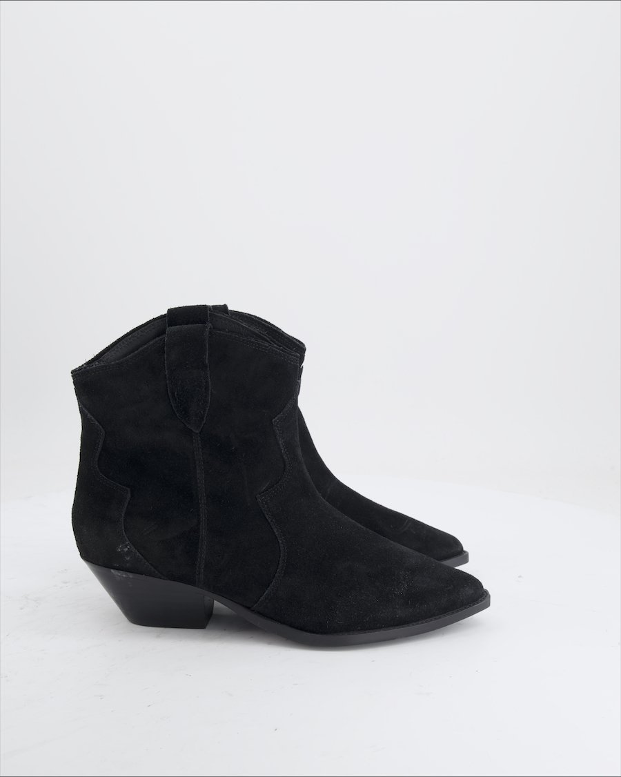 Gino Rossi Ankle Boots Suede Black EU 38