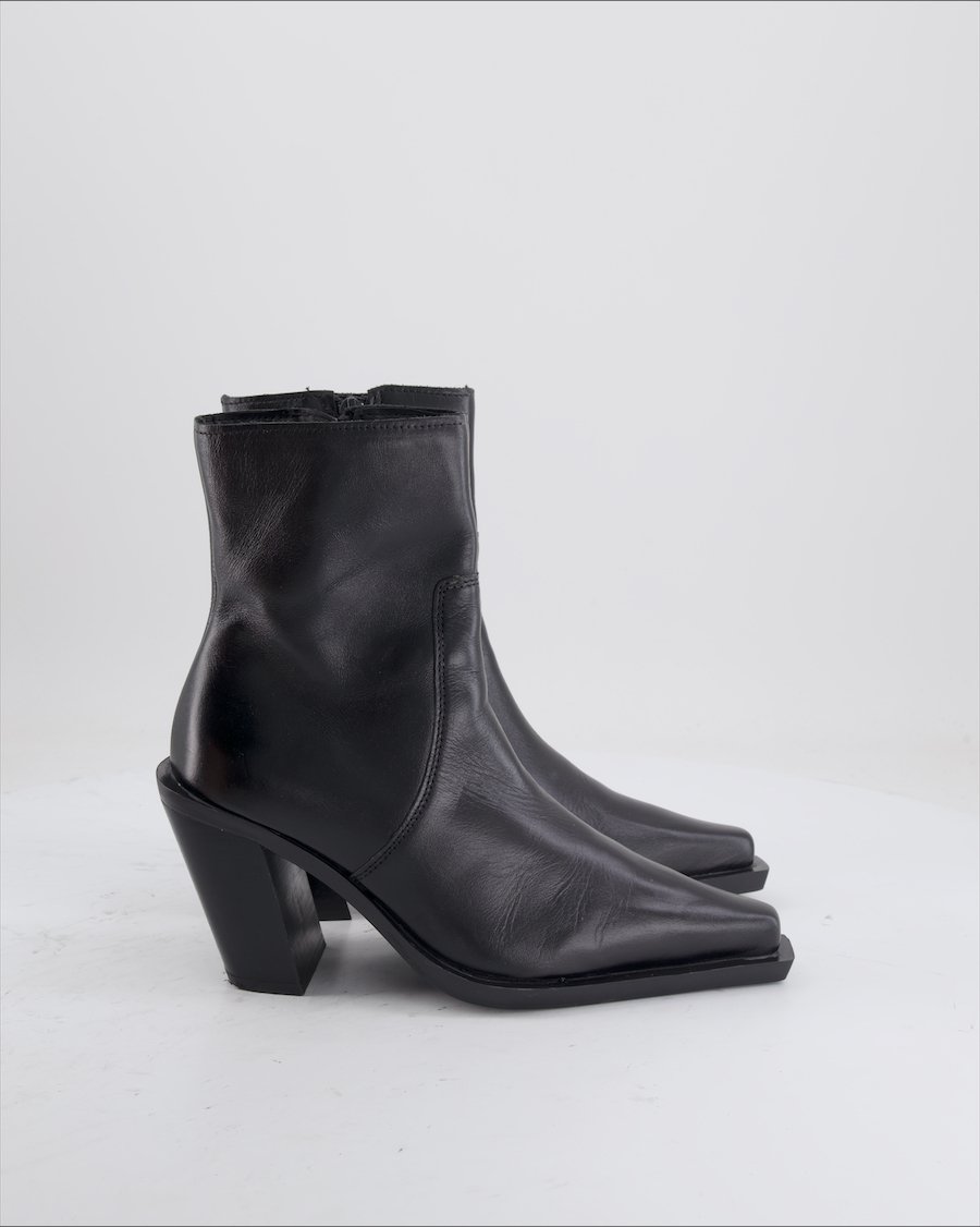 Mango Ankle Boots Leather Black Eu 36