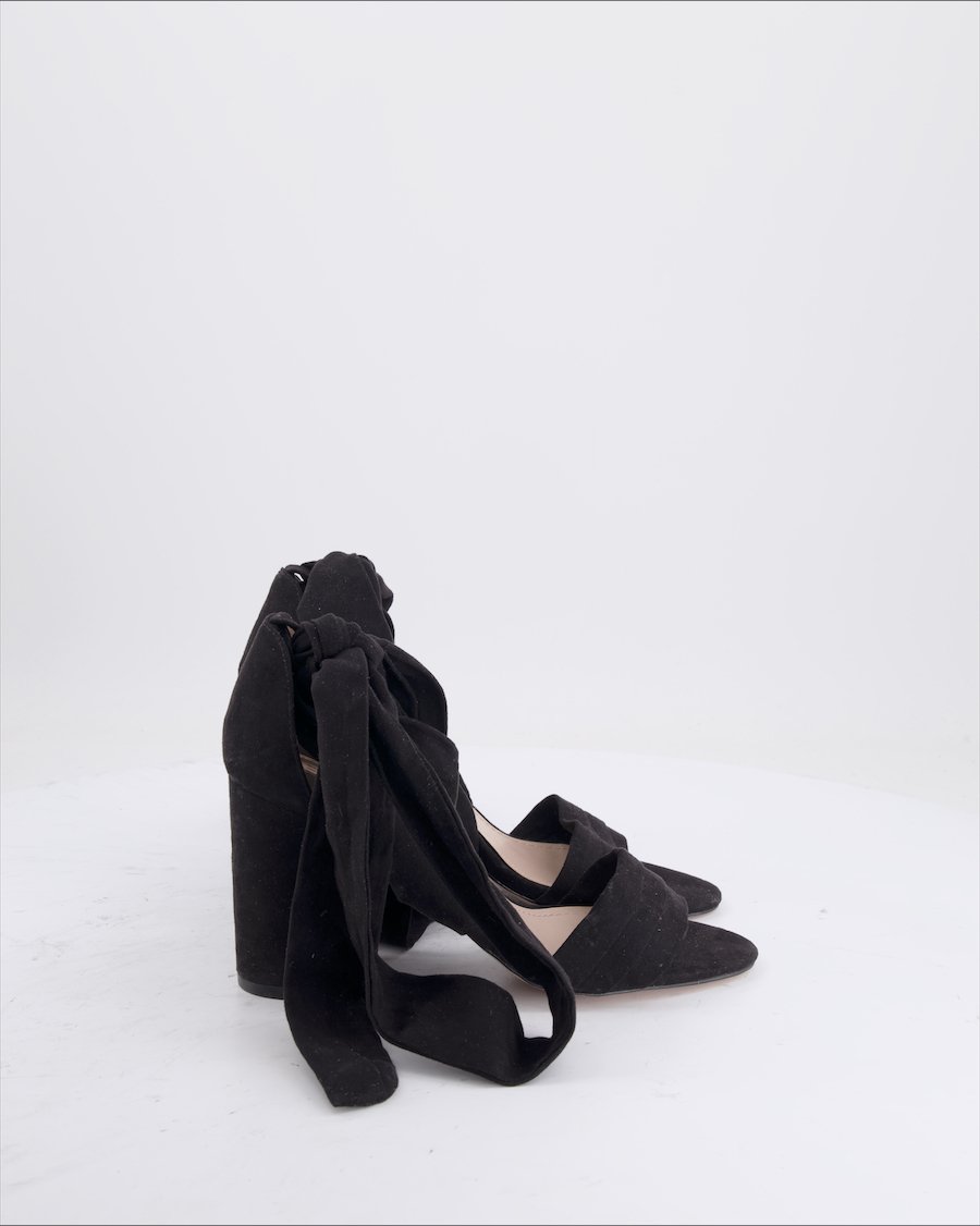 H&M Heels Suede Black EU 38