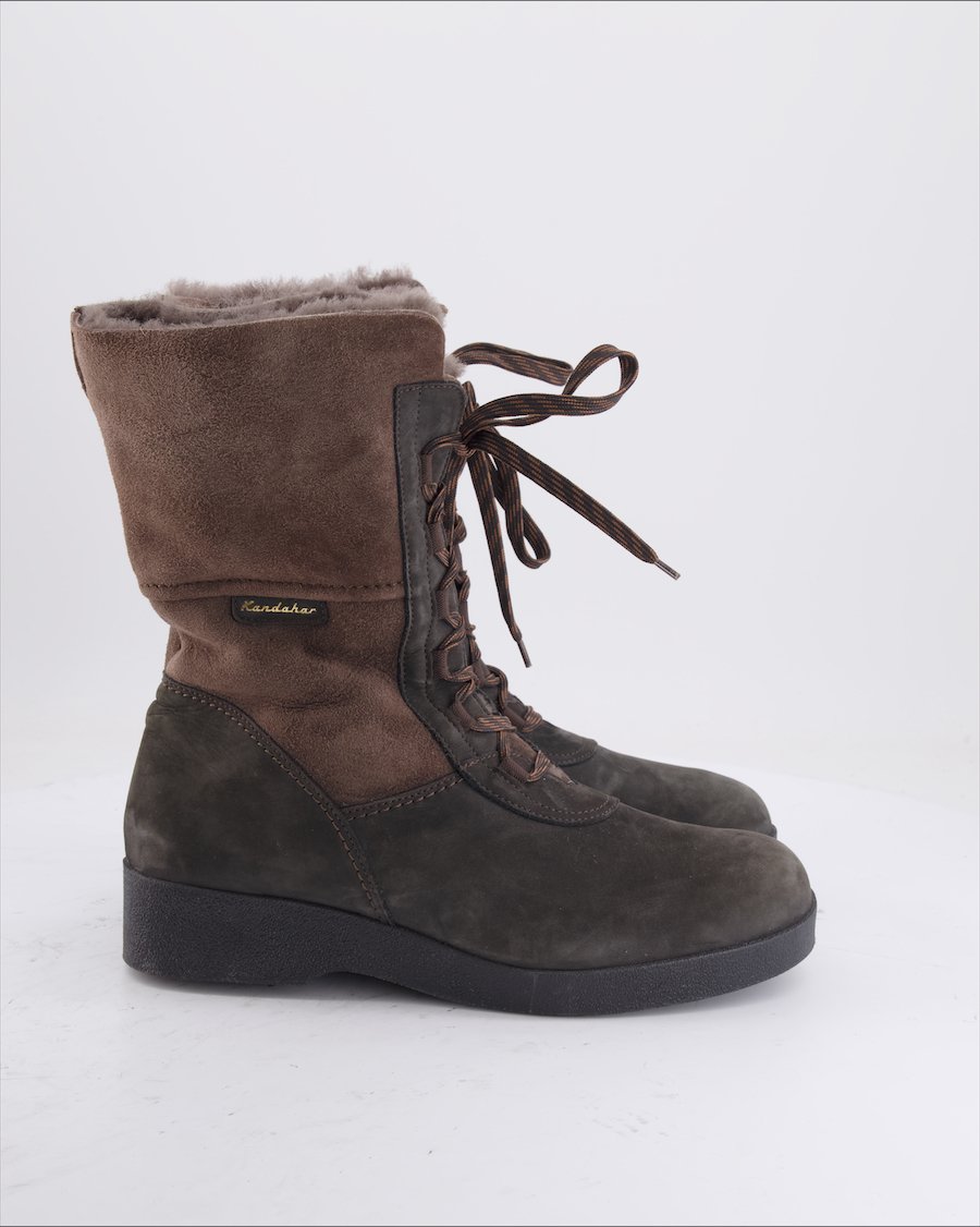 Kandahar Ankle Boots Suede Brown EU 43