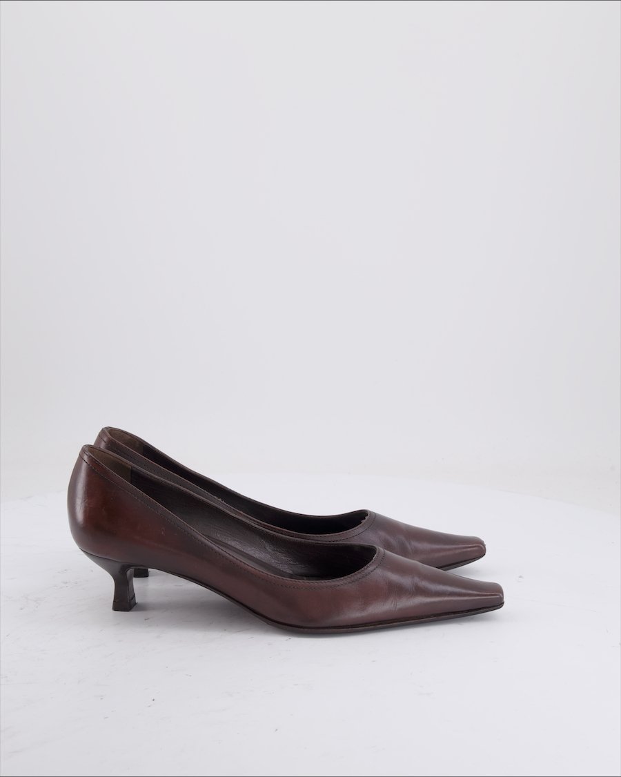 Sergio Rossi Heels Leather Brown Eu 39.5