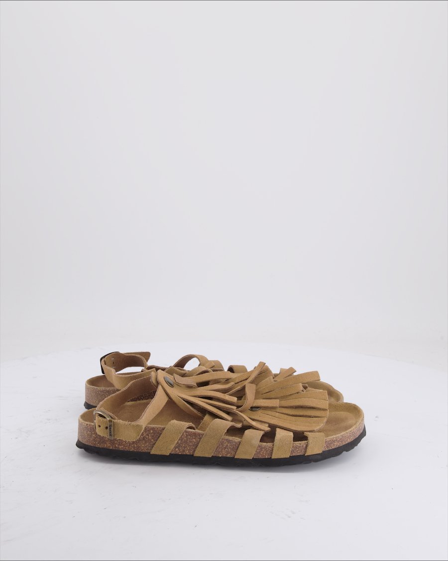 Mandel Sandals Suede Camel Eu 39