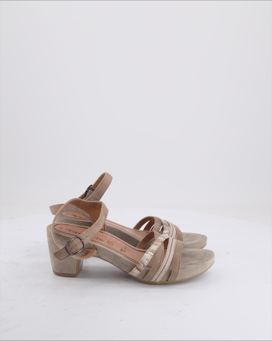 Tamaris Sandals Suede Camel Eu 39