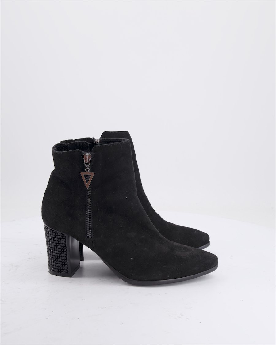 Roberto Santi Ankle Boots Suede Black Eu 40
