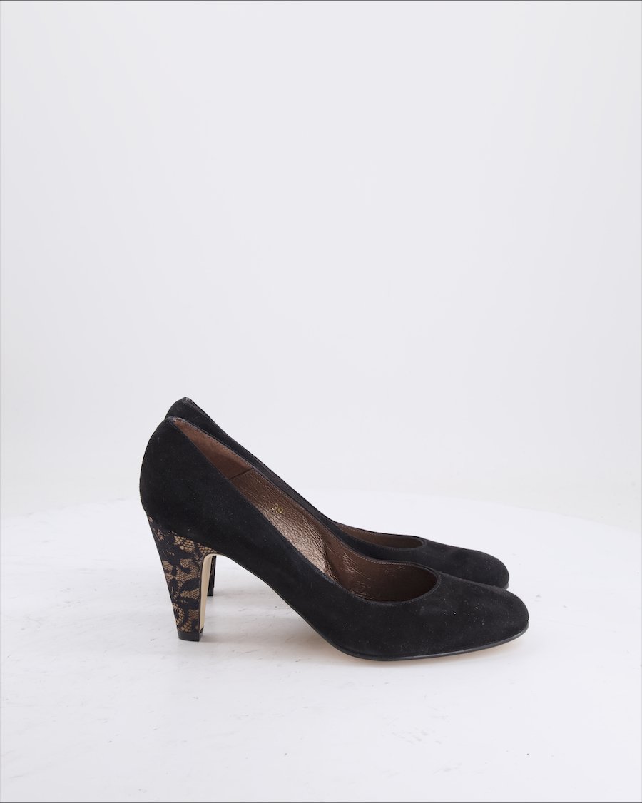 Laura Kent Heels Suede Black Eu 39