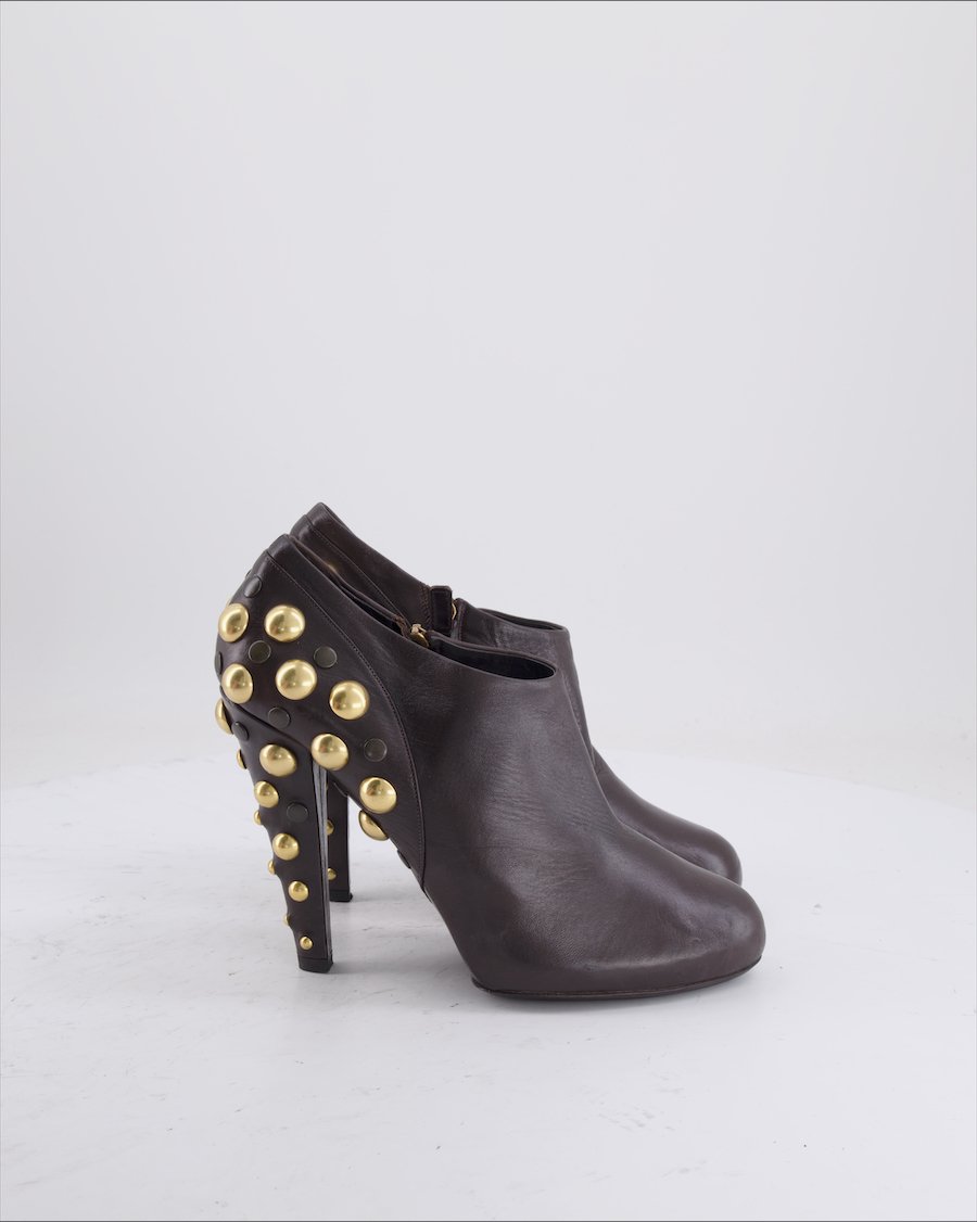 Gucci Heels Leather Black Eu 40