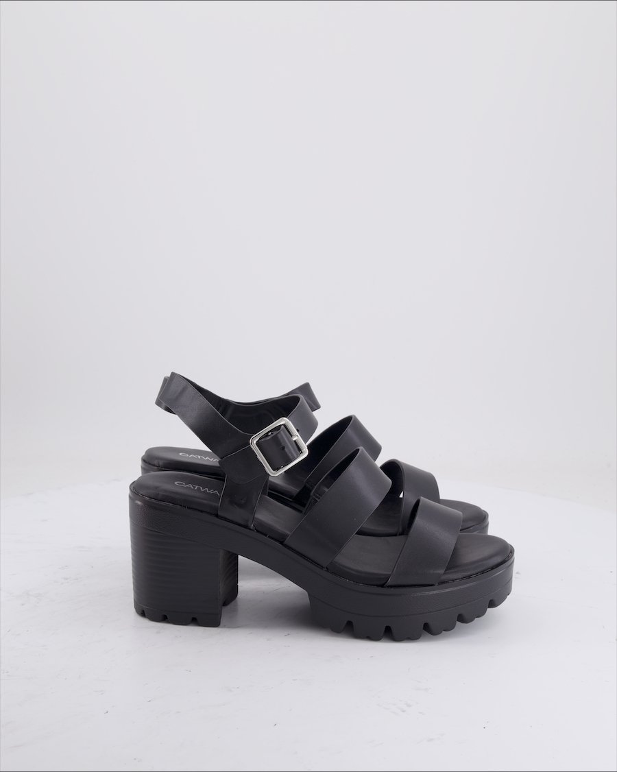 Catwalk Heels Leather Black Eu 39