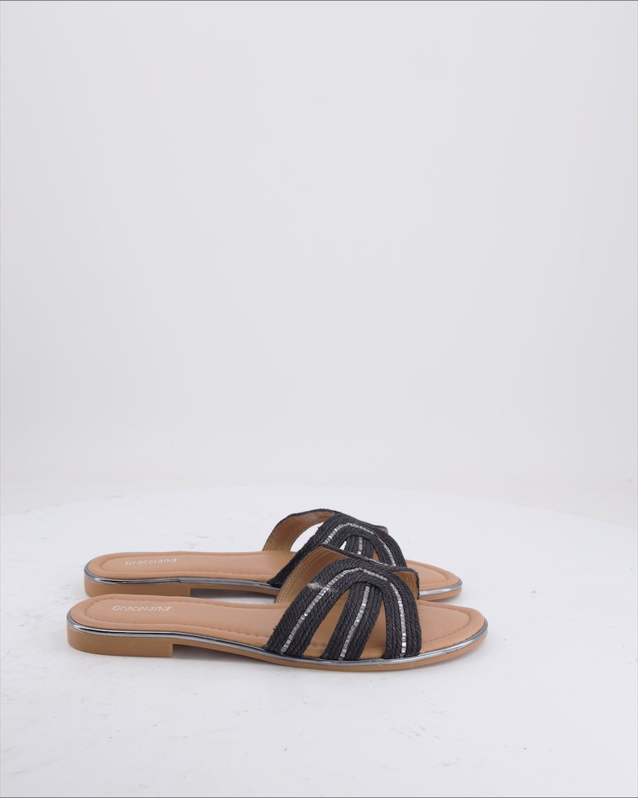 Graceland Sandals Leather Black Eu 40