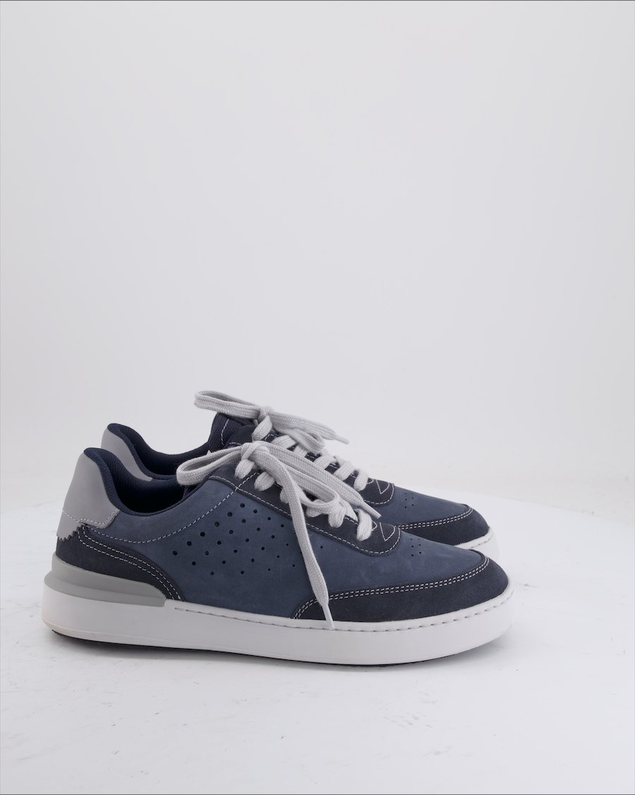 Clarks Trainers Leather Blue Eu 43