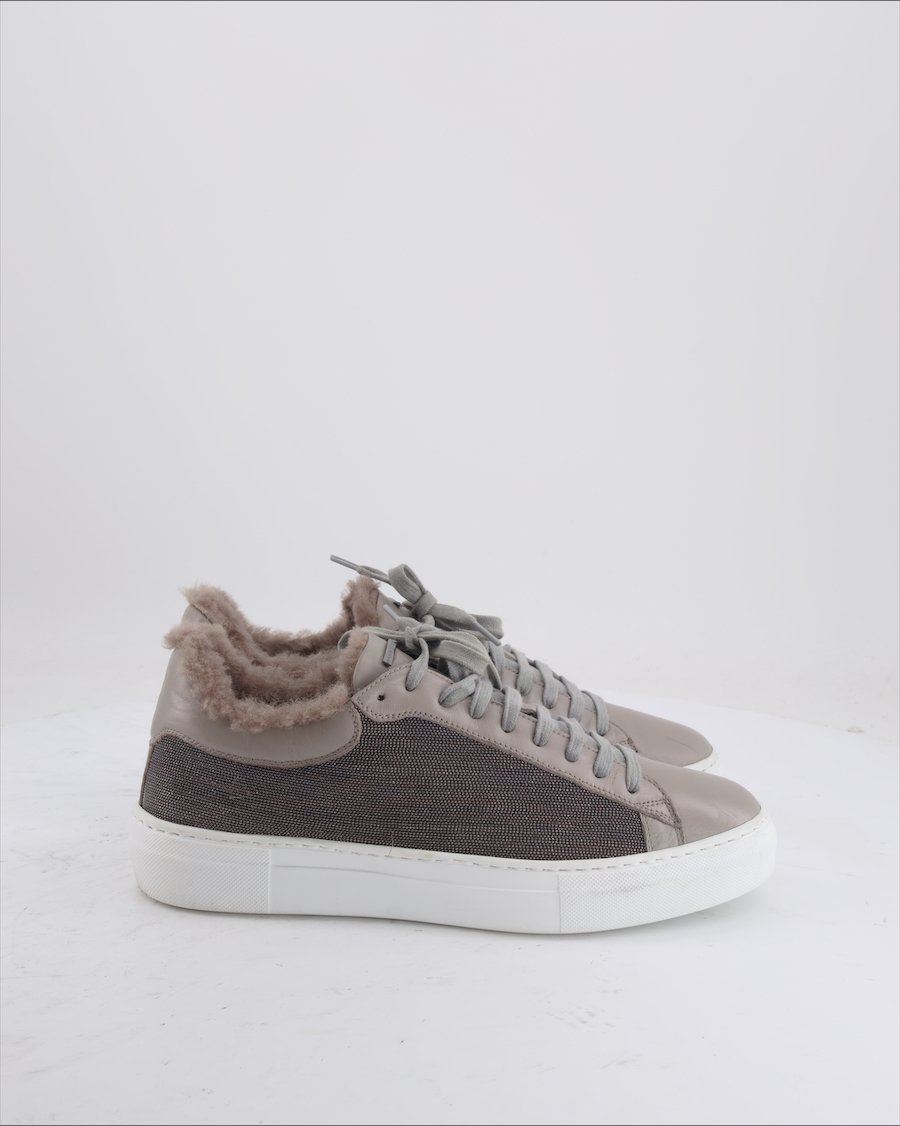 Fabiana Filippi Trainers Leather Ecru Eu 41