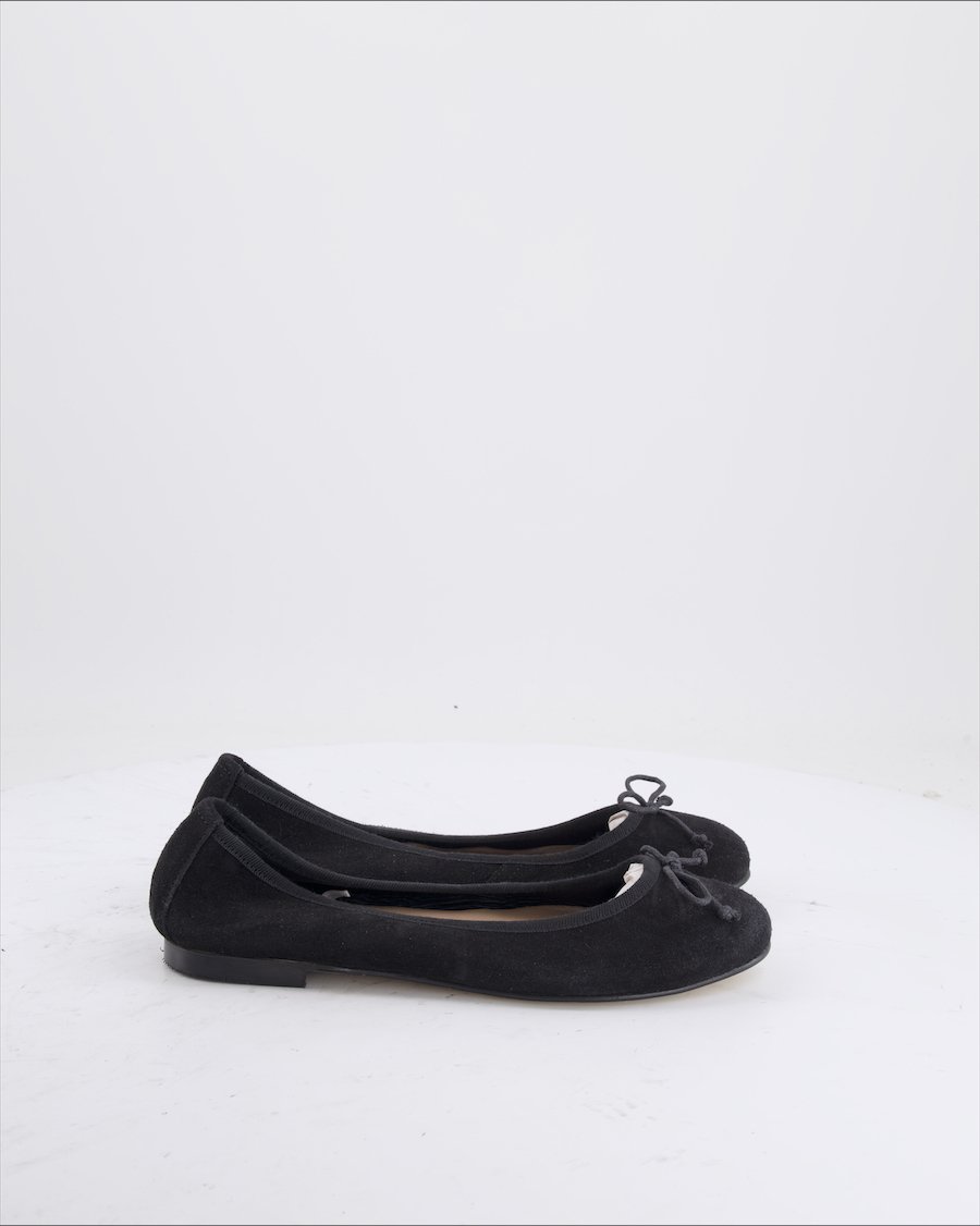 Gino Rossi Ballet Flats Suede Black Eu 39