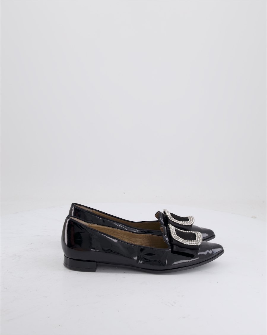 Evaluna Ballet Flats Leather Black Eu 36