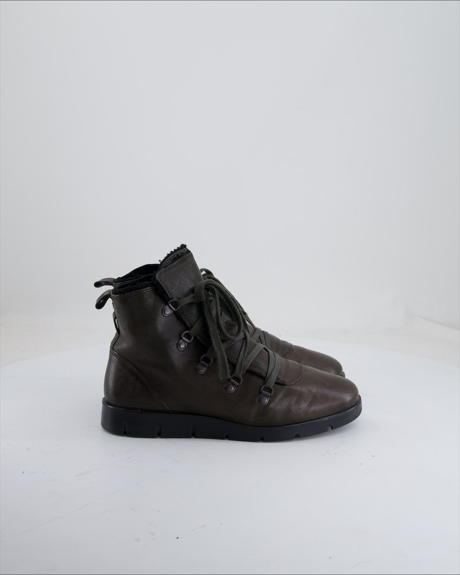 ECCO Ankle Boots Leather Brown Eu 39