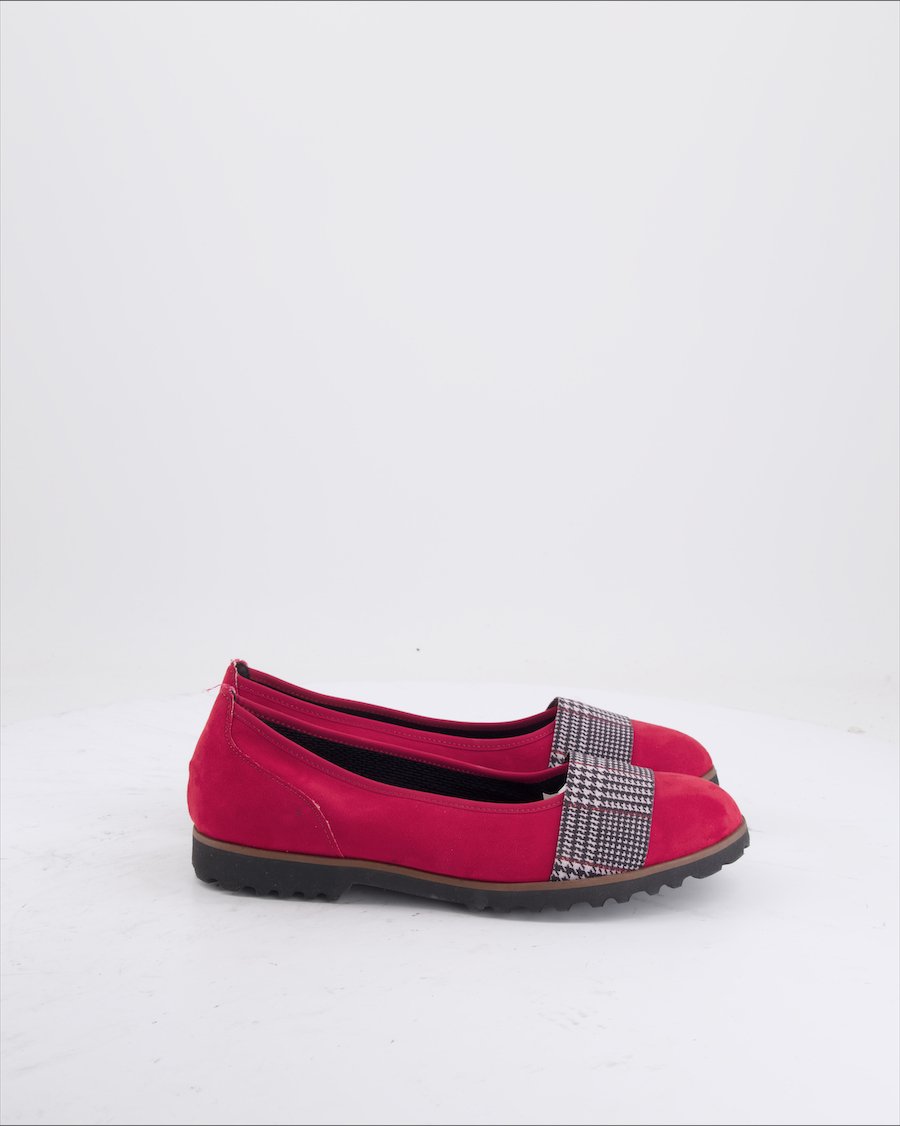 Gabor Ballet Flats Suede Red Eu 38