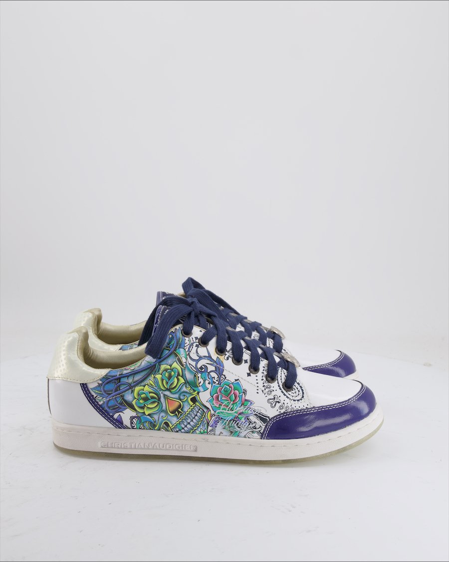 Christian Audigier Trainers Leather Multicolour Eu 44