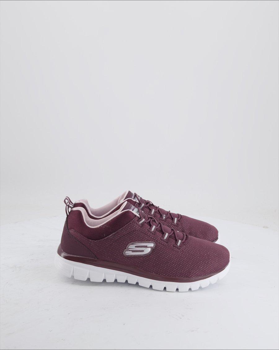 Skechers Trainers Cloth Burgundy EU 37