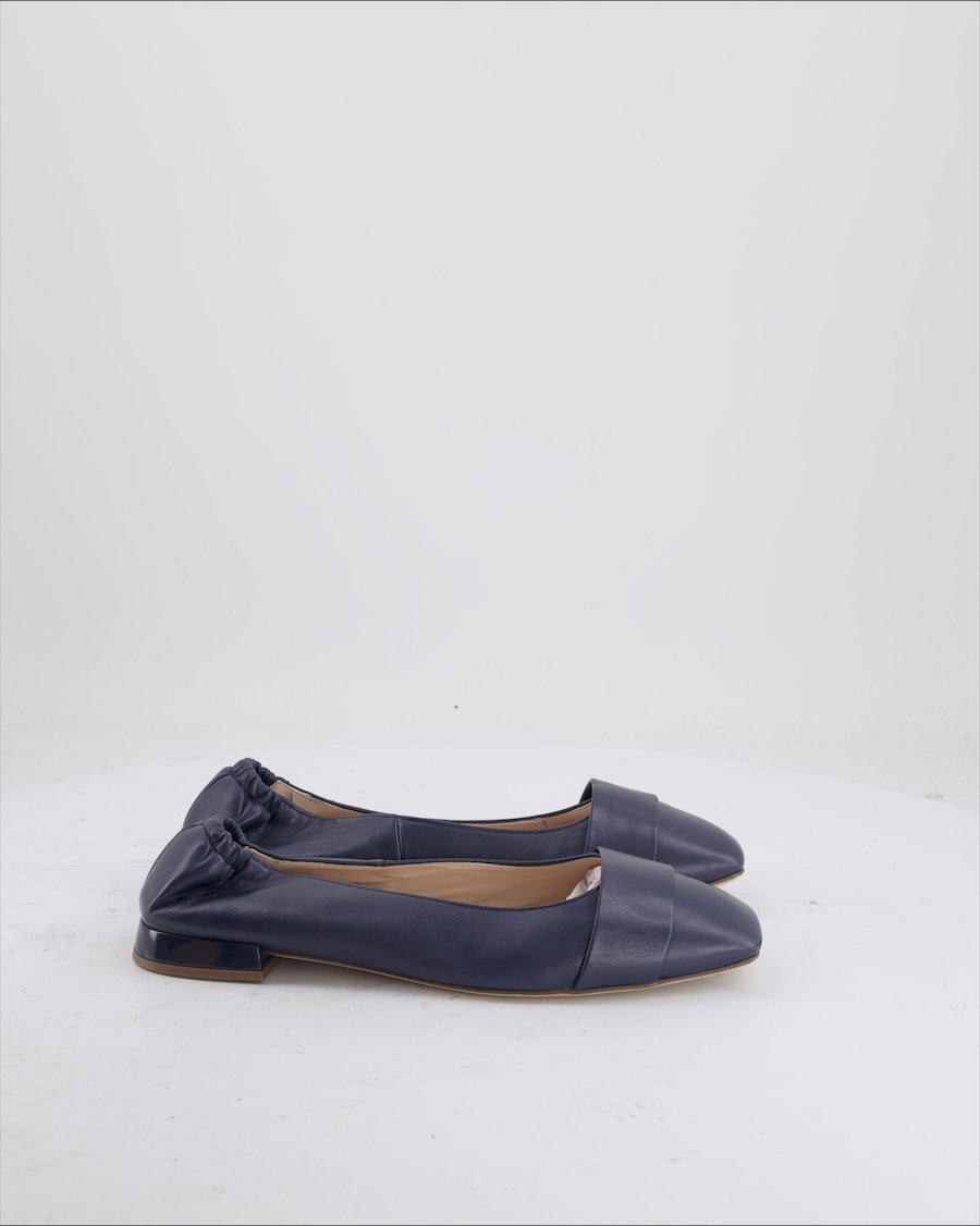 Hogl Ballet Flats Leather Blue EU 38