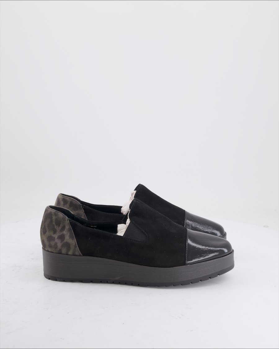 Roberto Santi Flats Suede Black Eu 41