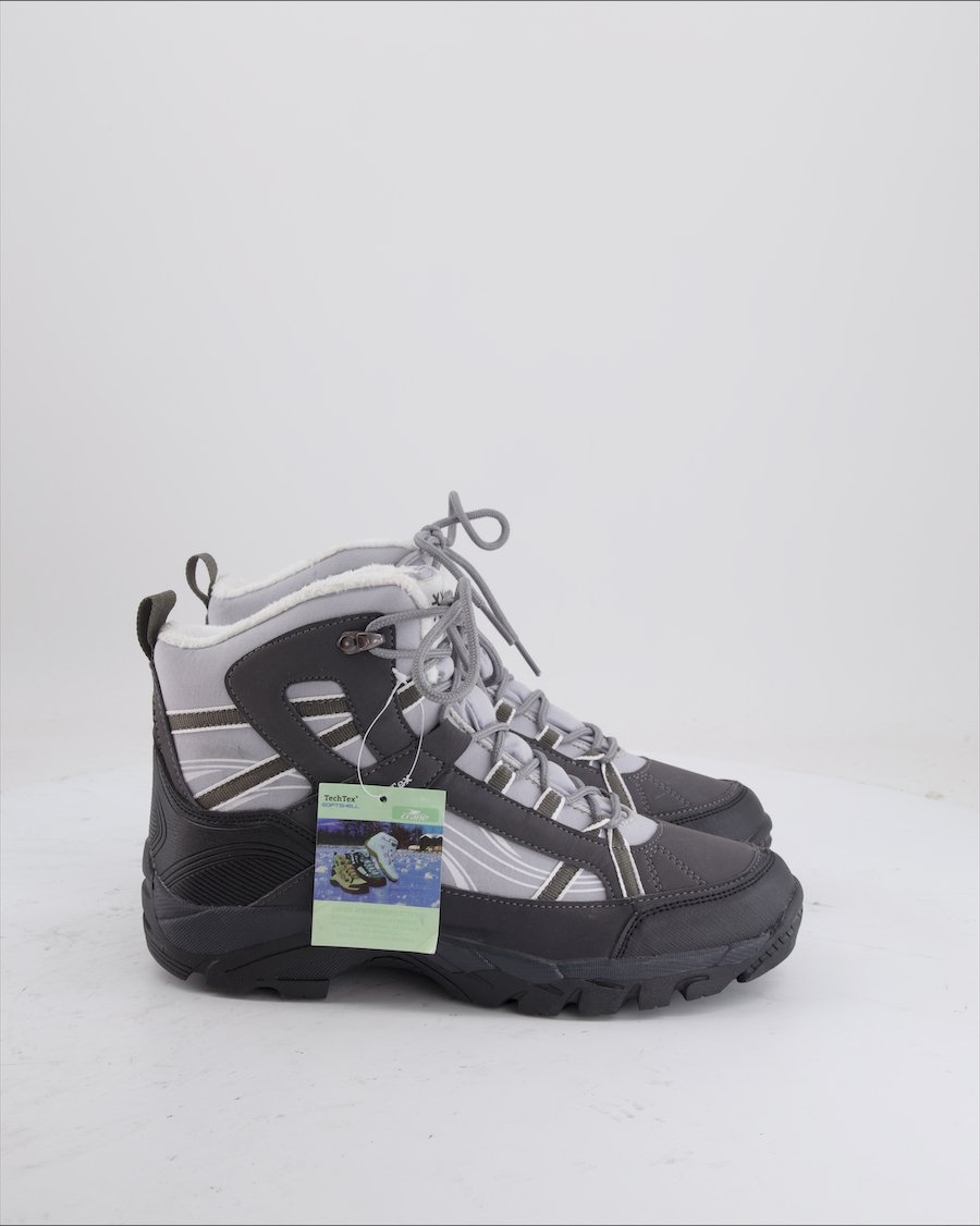 TechTex Ankle Boots Leather Grey Eu 39