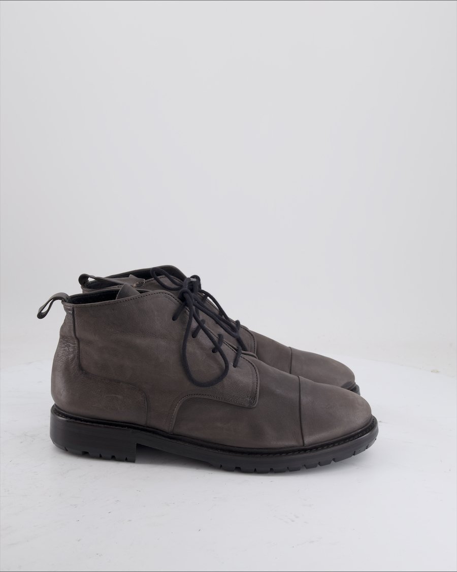 P.Monjo Lace Ups Leather Anthracite Eu 41