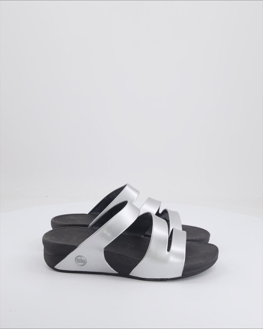 Fitflop Sandals Rubber Silver Eu 39