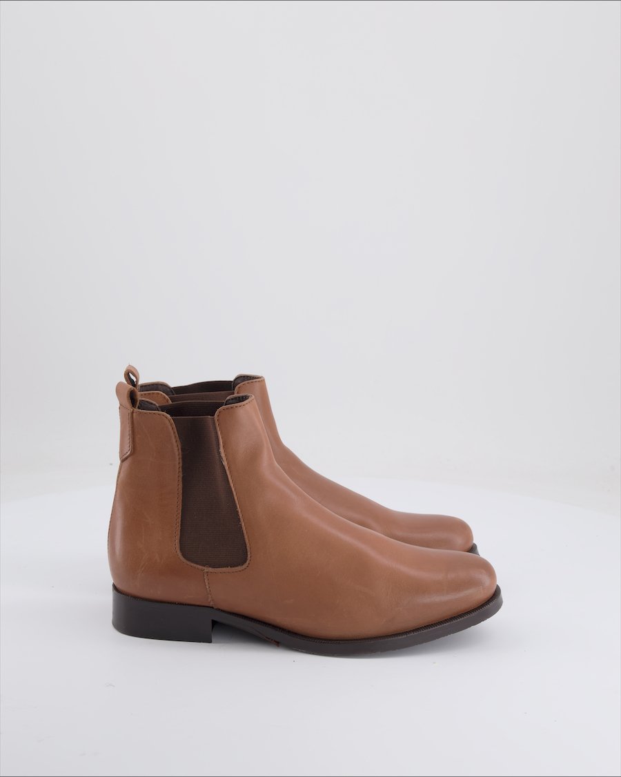 Navyboot Ankle Boots Leather Camel Eu 36