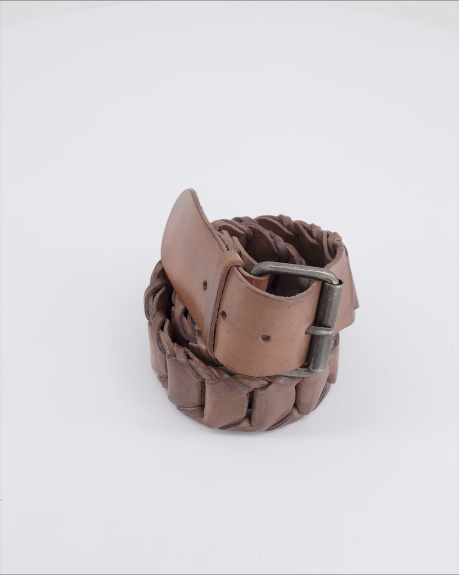 Bekaloo Belts Leather Ecru
