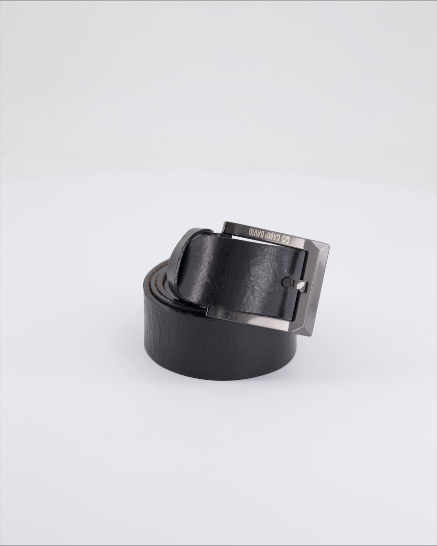 Camp David Belts Leather Black