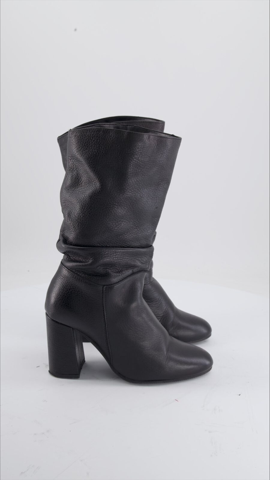 Unbranded Ankle Boots Leather Black EU 37