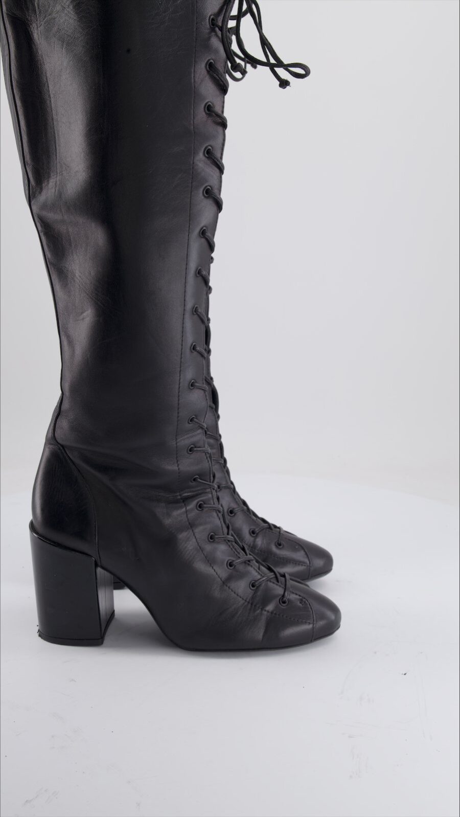 Maison Ernest Boots Leather Black Eu 39