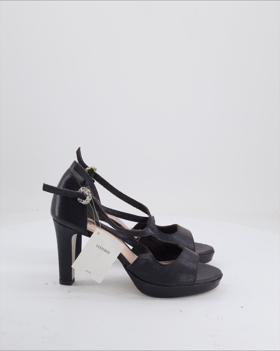 Venturini Heels Leather Black Eu 39
