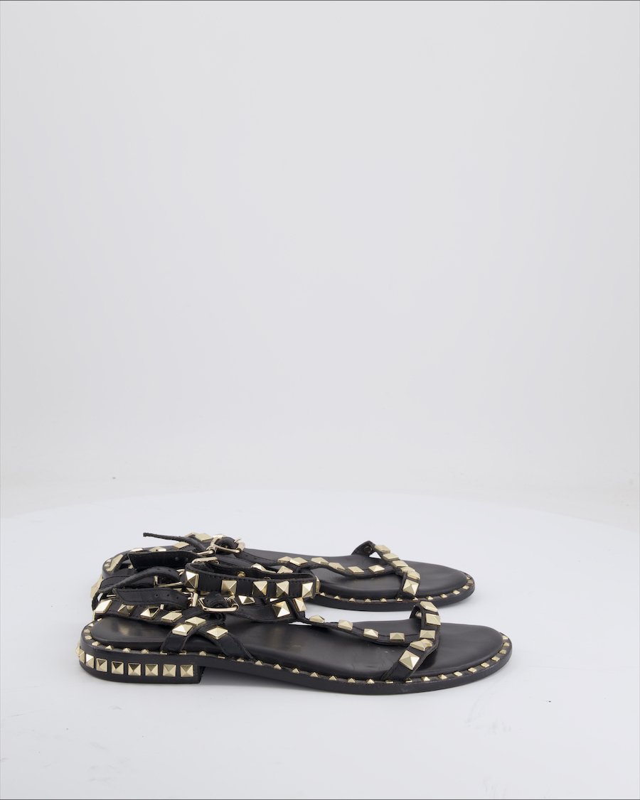 Ash Sandals Leather Black Eu 39