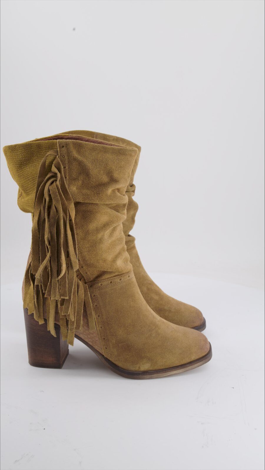 Max Ankle Boots Suede Camel Eu 41