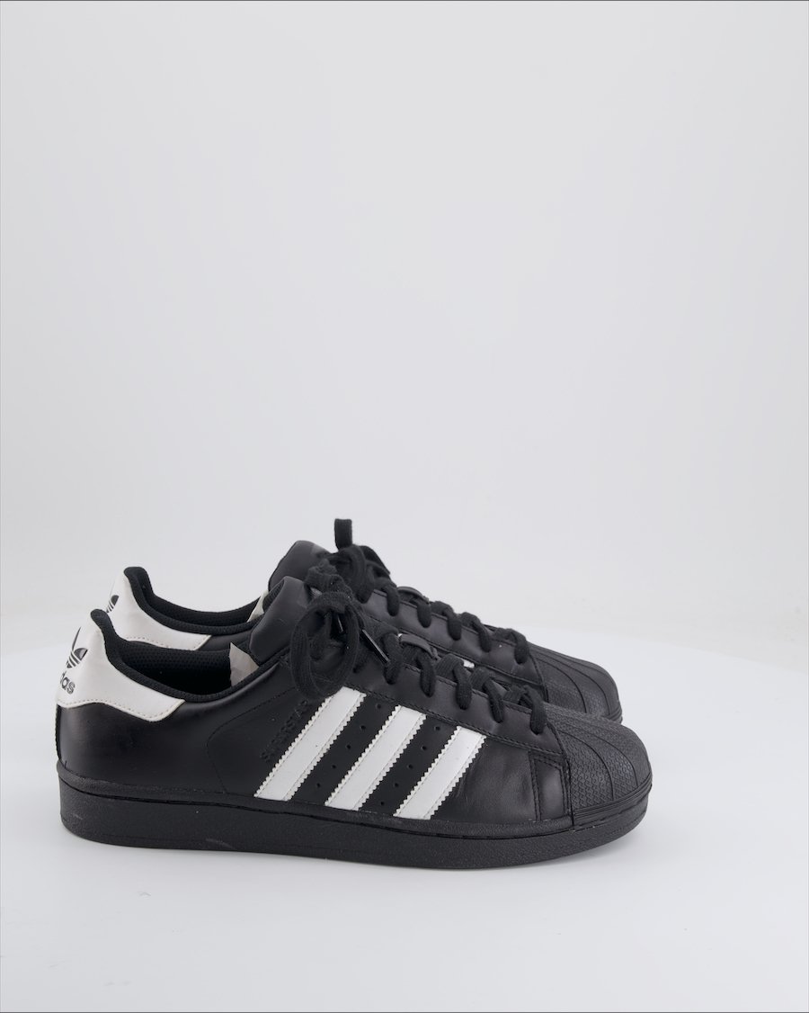 Adidas Trainers Leather Black Eu 41.5