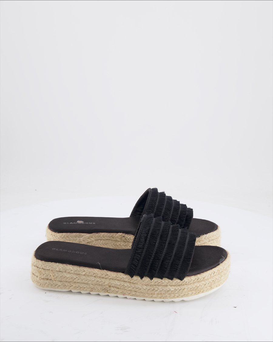 Globus Sandals Cloth Black Eu 42
