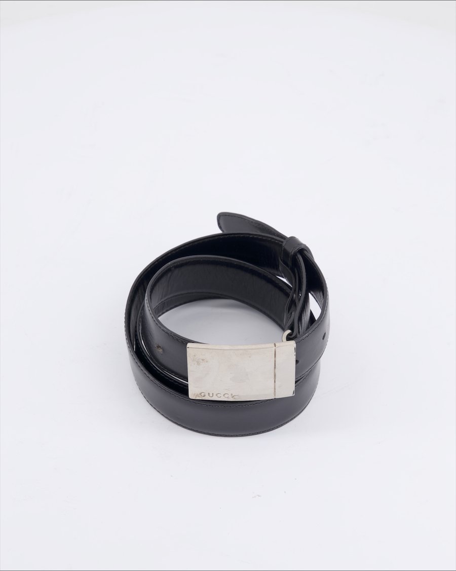 Gucci Belt Leather Black