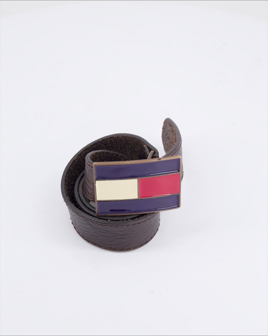 Tommy Hilfiger Belt Leather Brown