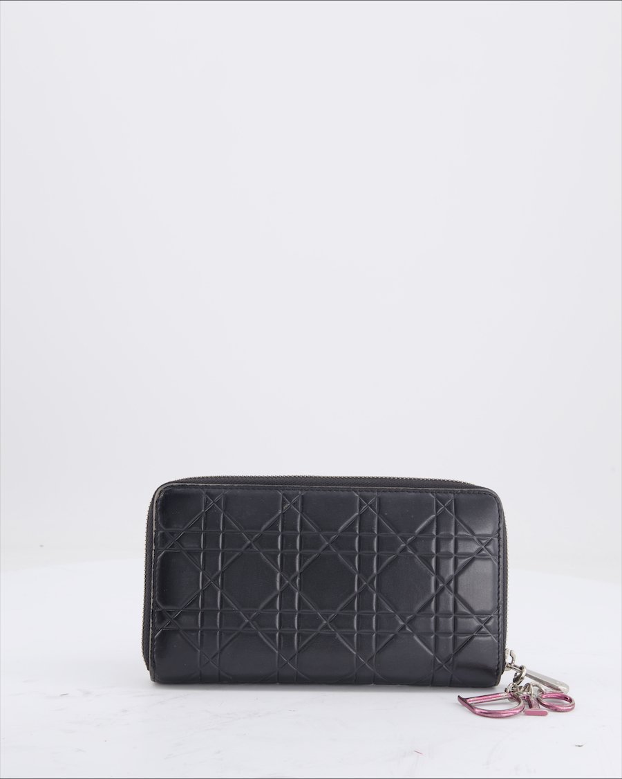Dior Wallet Leather Black